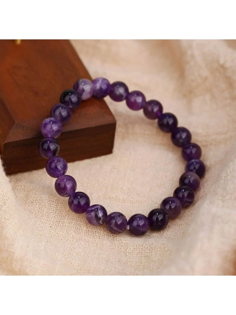 Healing Crystal Bracelet for Men & Women | Adjustable Natural Gemstone Beads